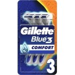 Gillette blue3 disposable shaving razor with comfort gel - 3 razors