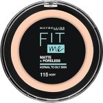 Maybelline New York Fit Me Matte and Poreless Compact Face Powder - 115, Ivory