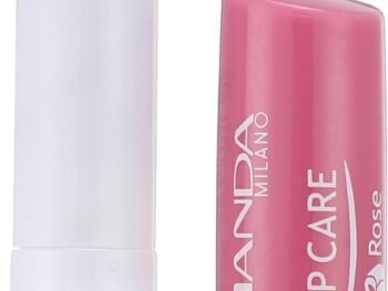 Amanda Milano Lip Balm with Shea Butter and Vitamin E - 05 Rose, 4.8 gm