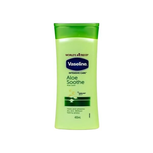 Vaseline intensive care aloe soothe 48h moisturising body lotion 400ml