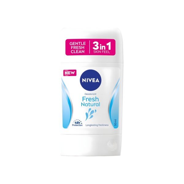 NIVEA Deodorant Stick for Women, 48h Protection, Fresh Natural Ocean Extracts, 50ml