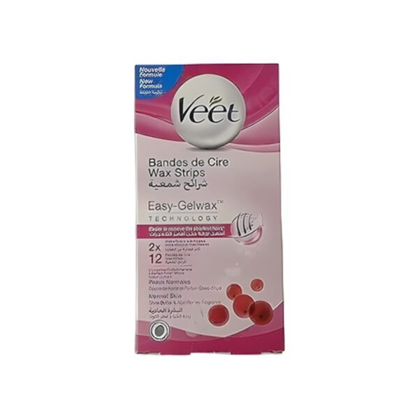 Veet Wax Strips Normal Skin - 12 strips