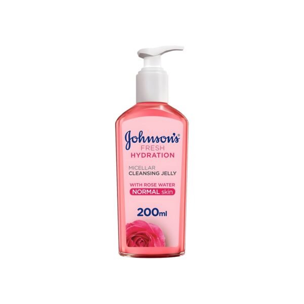 JOHNSON’S, Face Cleanser, Fresh Hydration, Micellar Cleansing Jelly, Normal Skin, 200ml