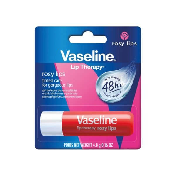 Vaseline Lip Therapy Rosy Lips, 4.8 gm