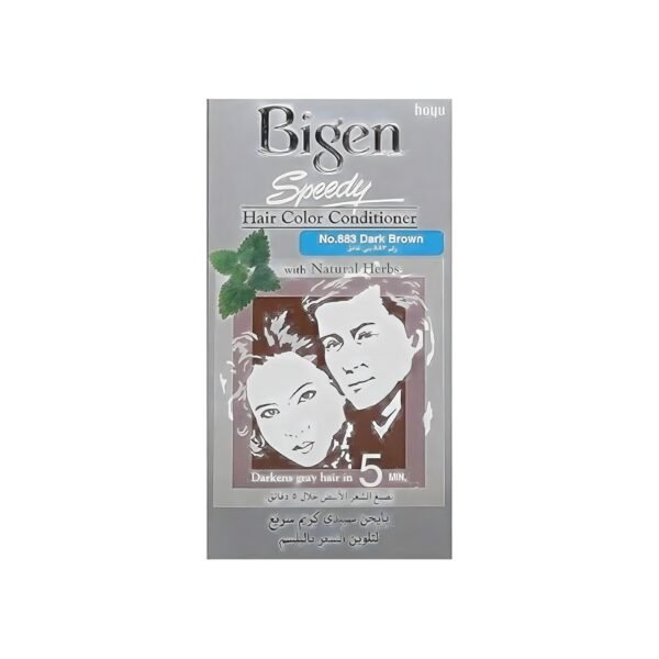 Bigen Hair Dye speedy, Dark Brown, no. 883, 40 Gm