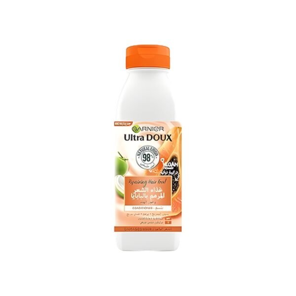 Garnier Ultra Doux Repairing Papaya Hair Food Conditioner for Damaged Hair, 350 ml