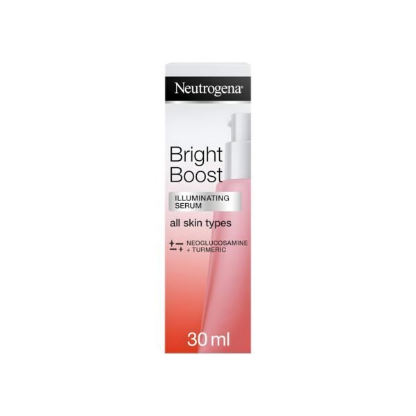 Neutrogena illuminating serum, bright boost, 30ml, red
