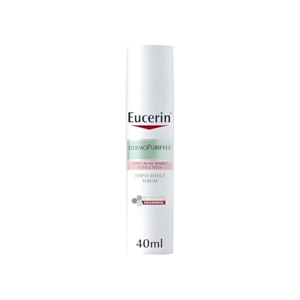 Eucerin DermoPurifyer Oil Control Triple Effect Face Serum with Thiamidol and Salicylic Acid, for Oily and Acne-Prone Skin, Post-Acne Marks Reduction, Long-Lasting Matte Finish, 40ml
