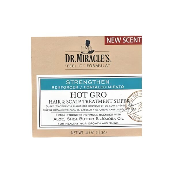 Dr. Miracle's Hot Gro Strengthen Hair and Scalp Treatment - 113 ml