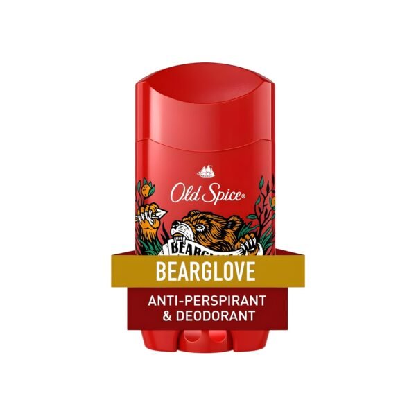 Old Spice Anti-Perspirant Deodorant for Men, Bearglove Scent, 2.6 Oz