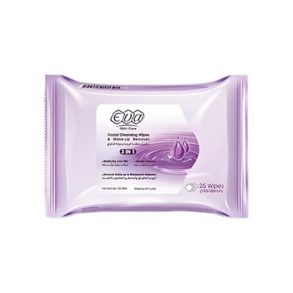 Eva skin care cleansing & makeup remover facial wipes for normal dry skin