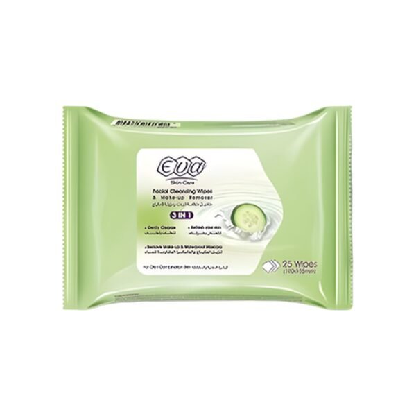 Eva skin care cleansing & makeup remover facial wipes for oily combination skin