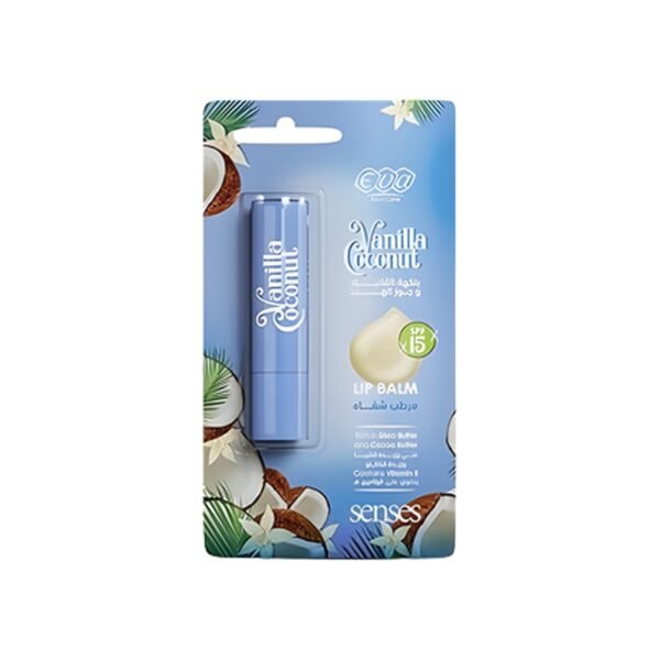 Eva Skin Care Senses Lip Balm - Vanilla Coconut 4gm