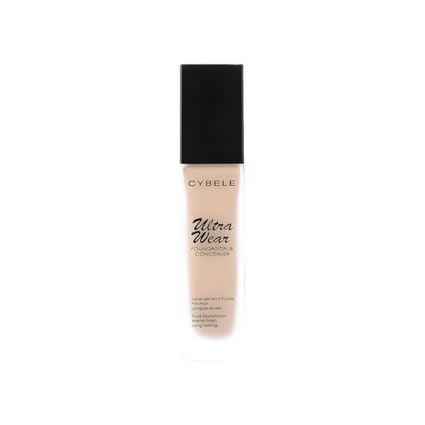 Cybele Ultra Wear Foundation & Concealer - 01 Porcelain