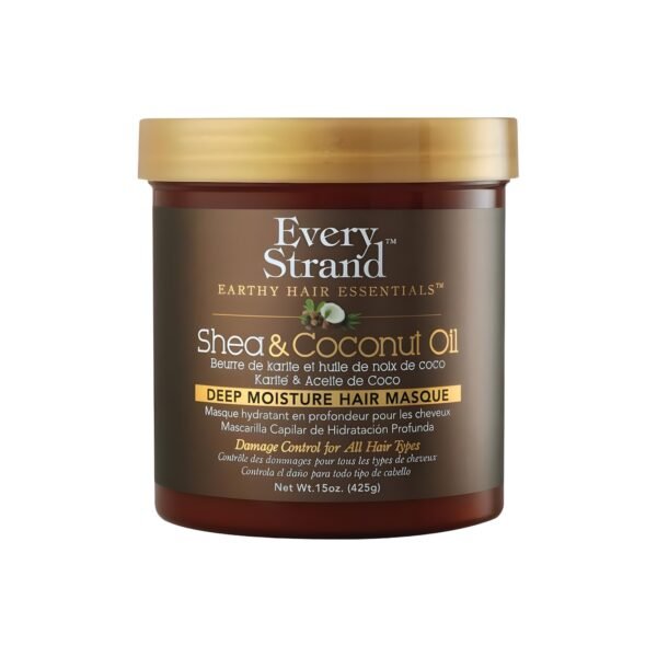 Every Strand Masque Shea & Coconut Oil Deep Moist15 Ounce Jar (425g)