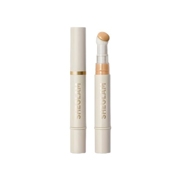 SHEGLAM Complexion Boost Concealer - With Sponge-head Applicator - High-coverage Formula (Nude)