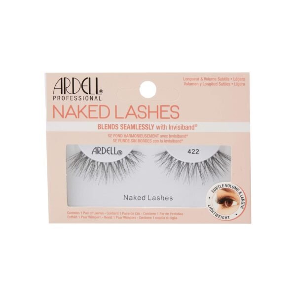 Ardell Naked Lashes 422, black, 2 Count
