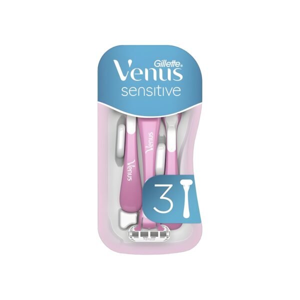 Gillette Venus Sensitive Rose 3 Razor - 1 Pack