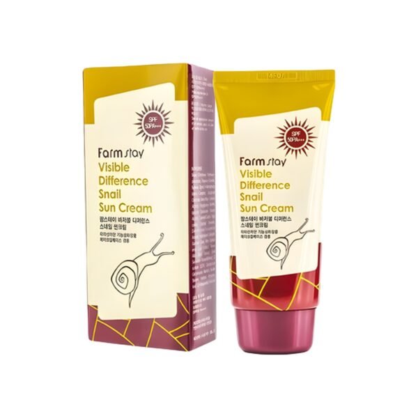 La Ferme Visible Difference Snail Sun Cream SPF50+ / PA+++ (70g)