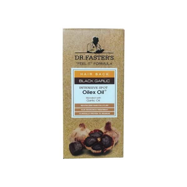 Dr.Fasters Hair Back Black Garlic Oilex Oil Blended With Garlic 100Ml