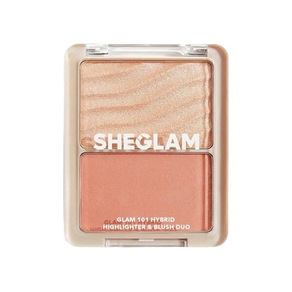 Highlighter and Blush Duo - Glam 101 Multi-Purpose and Instant Glow From Sheglam 4.7 g