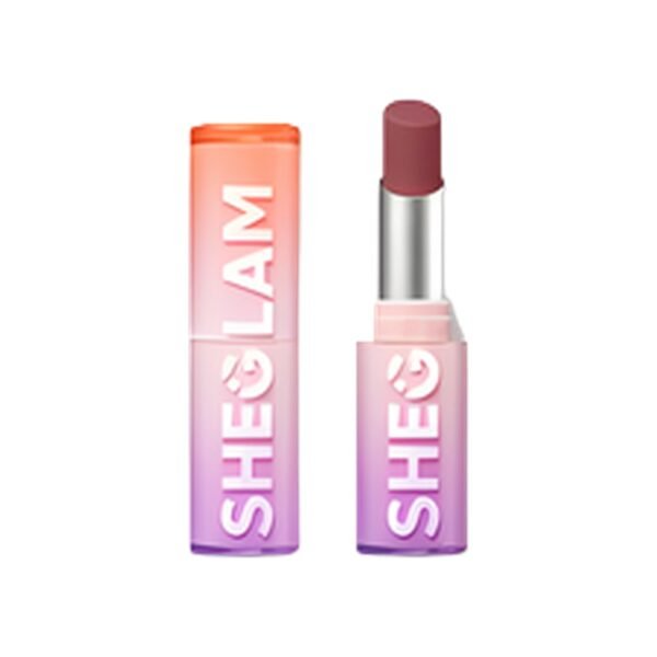 SHEGLAM Dynamatte Boom Waterproof Matte Lipstick Long Lasting Transfer Proof Lip Stick - A Bold Plan phone