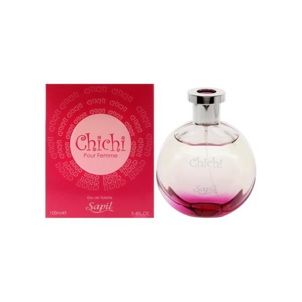 Sapil Perfumes “Chichi” for Women – Long-lasting, enticing scent for every day from Dubai – Floral Musky scent – EDT spray fragrance – 3.4 Oz (100 ml).