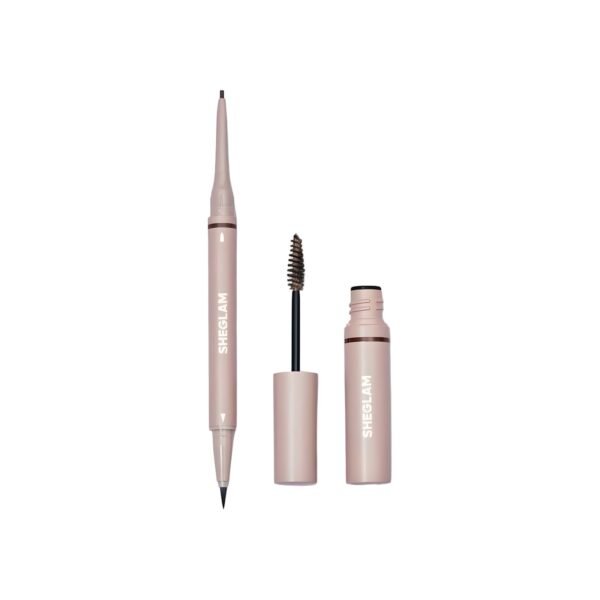 SHEGLAM So Abrowsing Brow Kit, 2-in-1 Eyebrow Pencil + Eyebrow Gel - Taupe
