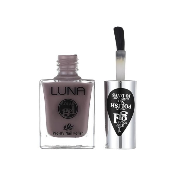 Luna Solar Gel Pro-UV Nail Polish - 1014 Ash Grey - 10ml