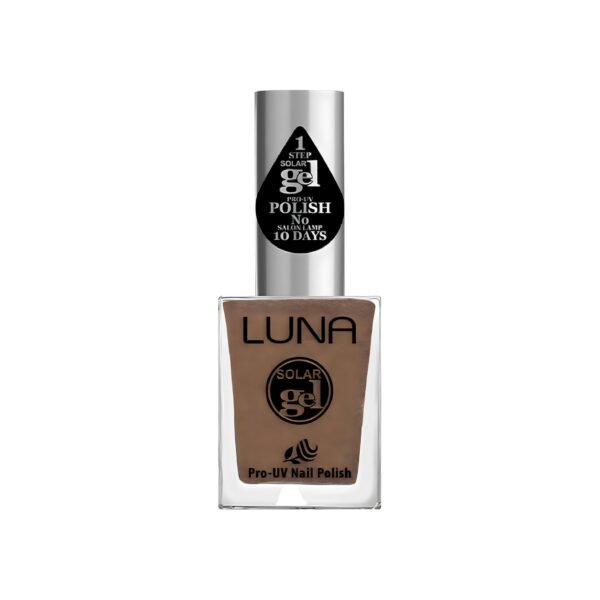 Luna Solar Gel Pro-UV Nail Polish - 1017 Ash Grey - 10ml