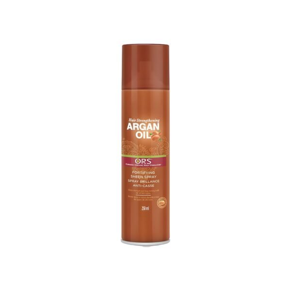 ORS Argan Oil Fortifying & Hair Strengthening Sheen Spray | Gives Strength & Long Lasting Hold | For All Hair Types - 275 ml