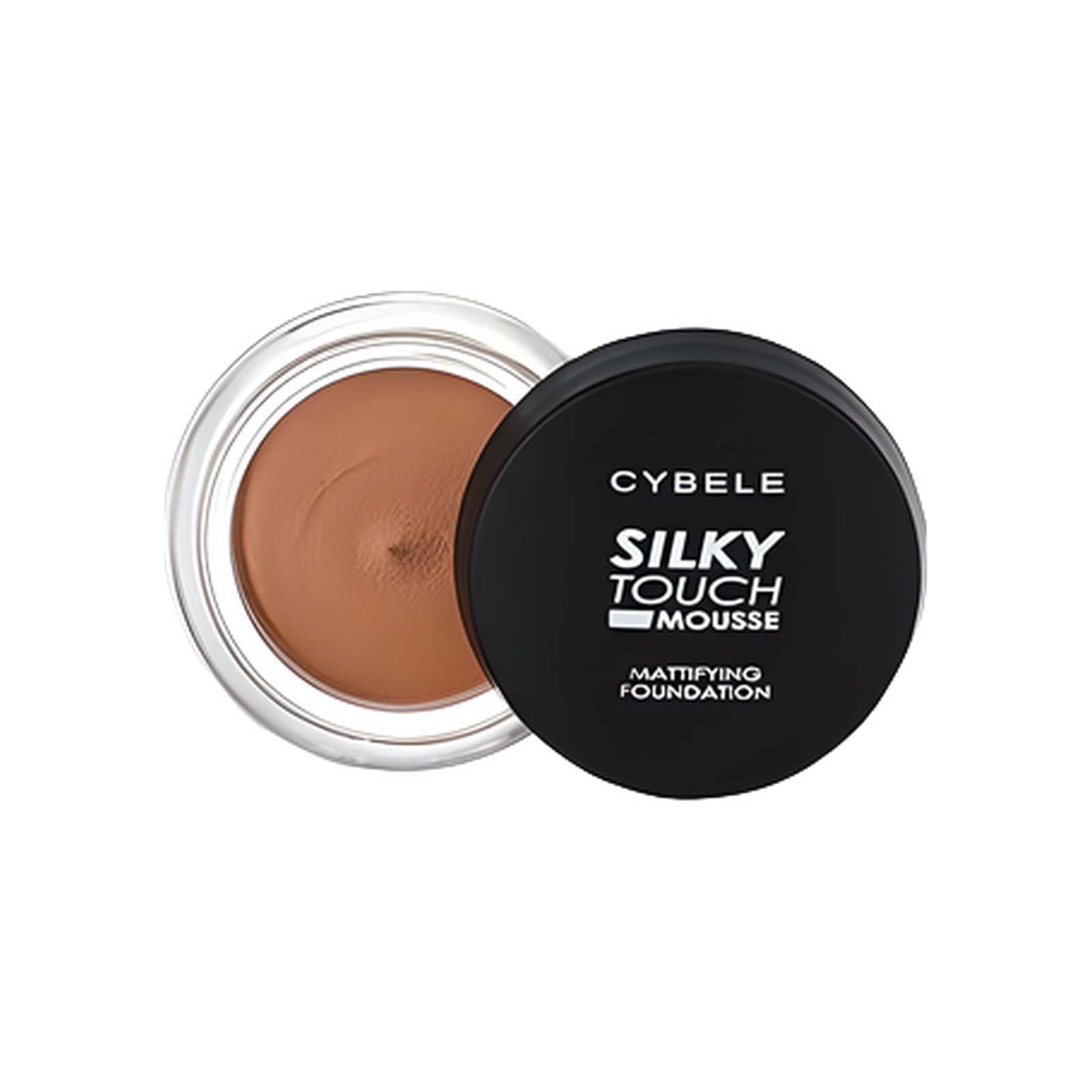 Cybele silky touch mousse mattifying foundation 15 g, 03 honey