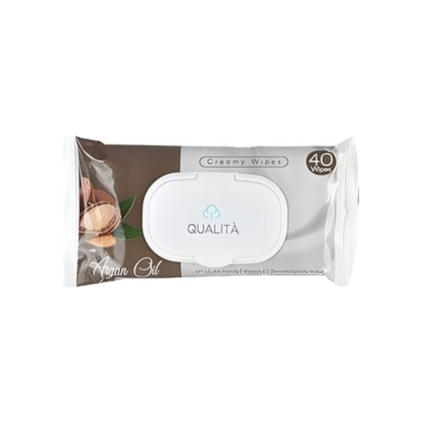 Qualita Argan oil craemy wipes 40 Wipes