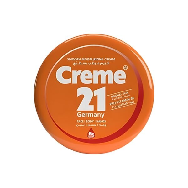 Creme 21 – Smooth Moisturizing Cream – Normal Skin – With Pro-Vitamin B5