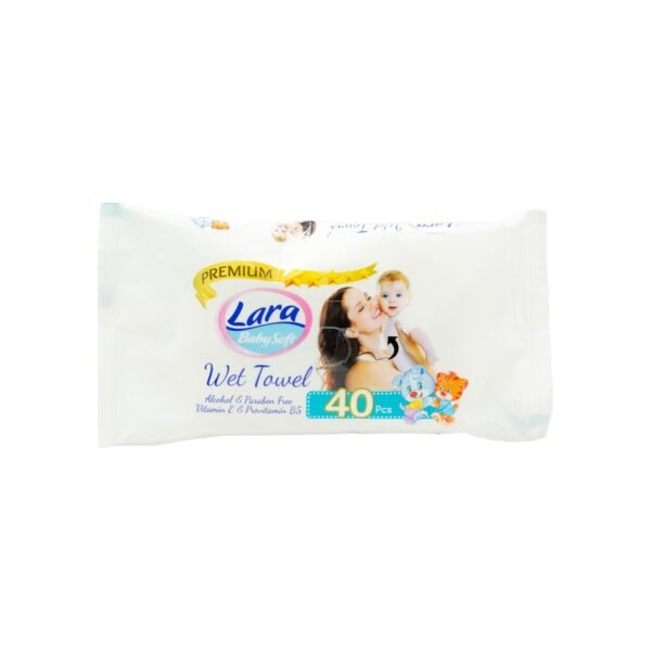 Lara Baby Soft Wet Towel Premium 40 Pieces