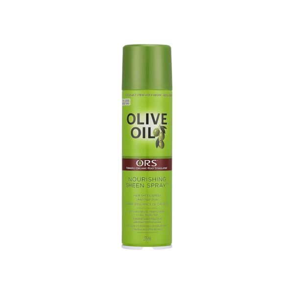 ORS Olive Oil Nourishing Hair Sheen Spray | Provides Natural, Healthy Sheen to Dry & Thirsty Hair | For Smooth, Shiny & Frizz Free Hair - 275 ml