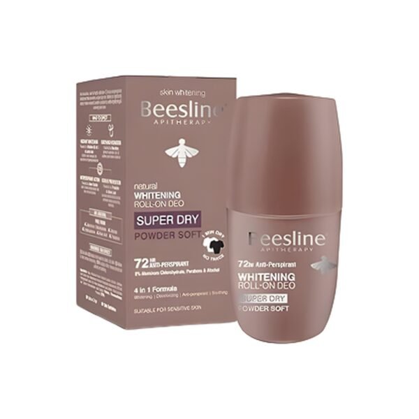 Beesline Whitening Roll On Deo Super Dry Powder Soft,50Ml