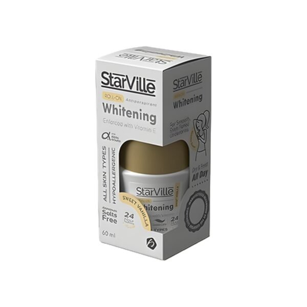 Starville whitening roll on sweet vanilla 60 ml