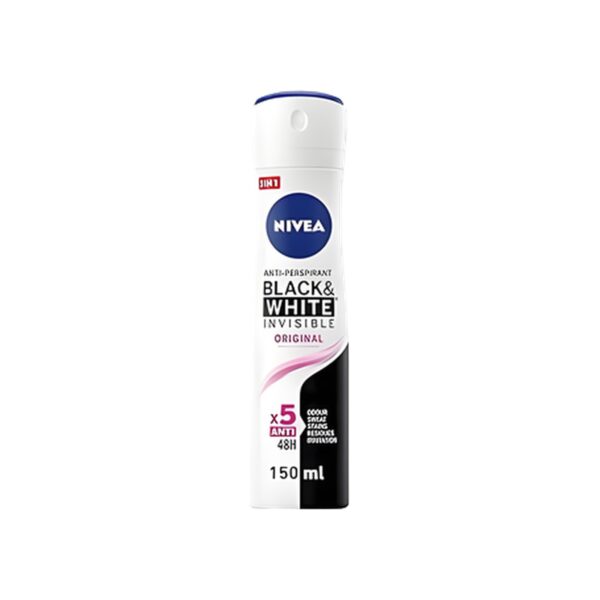 Nivea Invisible Black & White Deodorant Spray for Women 150ml