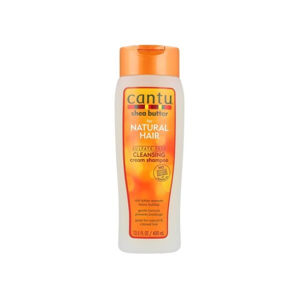 Cantu Sulfate-Free Cleansing Cream Shampoo with Shea Butter for Natural Hair, 400ml