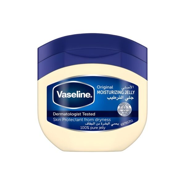 Vaseline original healing jelly with triple purified formula skin protectant from dryness 50g