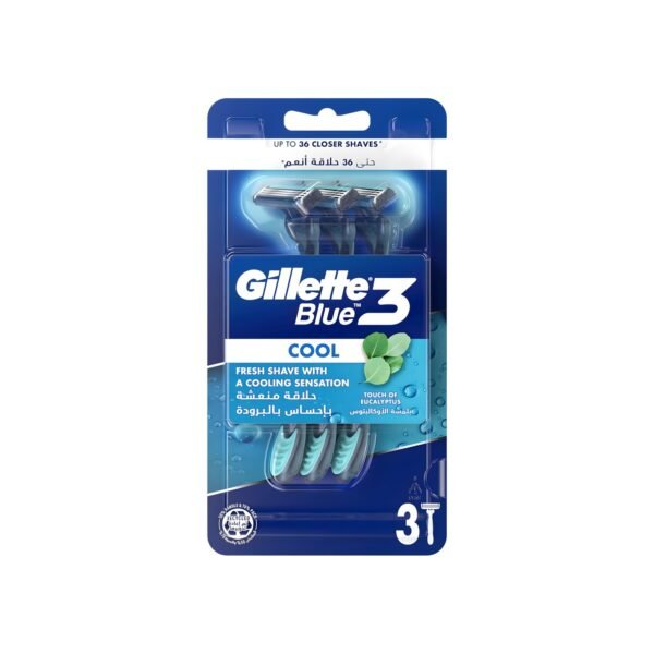 Gillette Blue3 Cool Men's Disposable Razors 3 Razors
