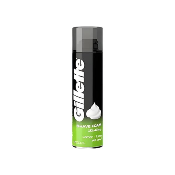 Gillette Foamy Lemon Shaving Foam, 200ml