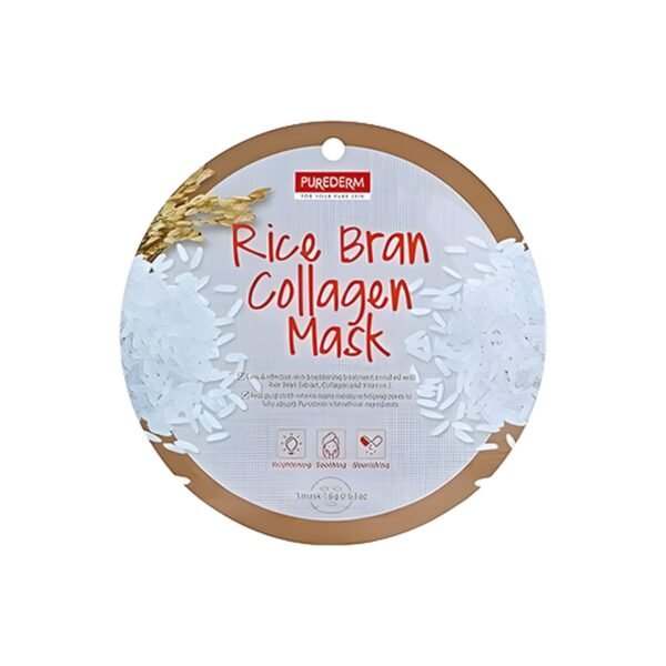 Purederm rice bran collagen mask 1sheet