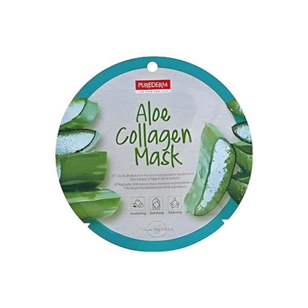 Purederm aloe collagen sheet mask - 1 piece