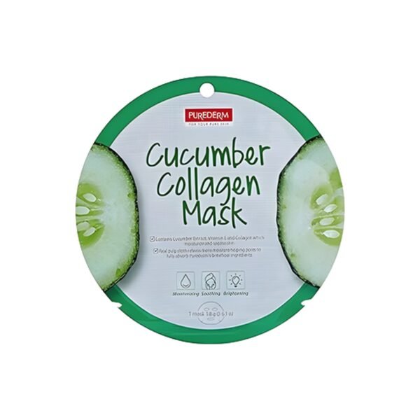 Purederm cucumber collagen mask 1sheet