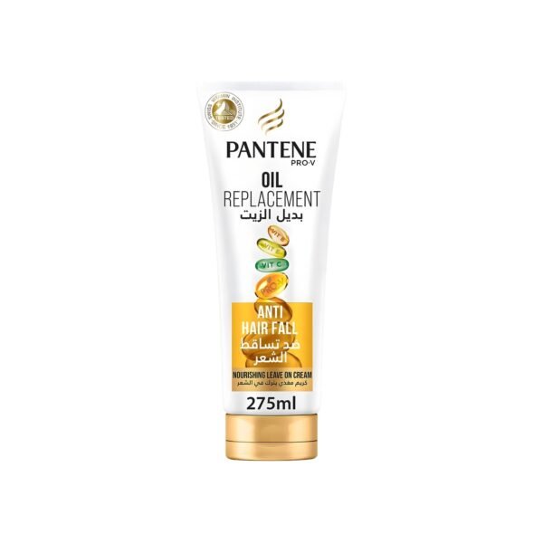Pantene pro v anti hair fall oil replacement for hair prone to break, leave in conditioner, 275 ml, multicolor