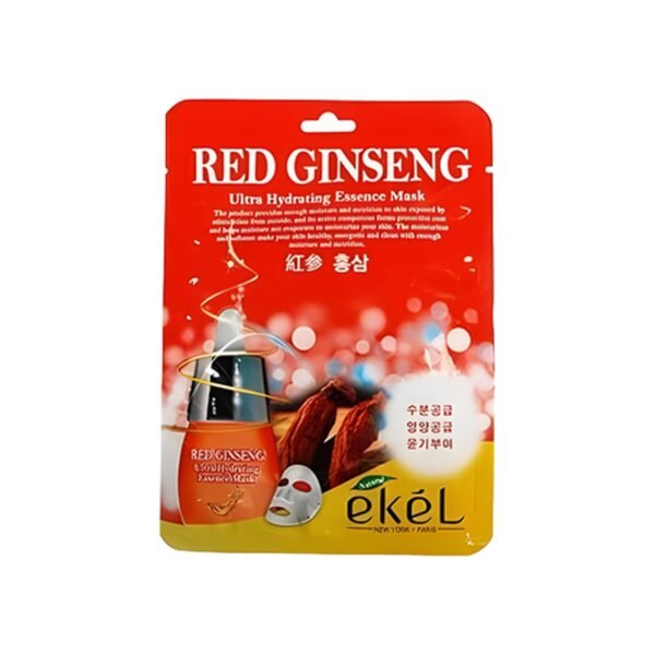 Ekel ultra hydrating essence mask - red ginseng - 1pcs (25ml)