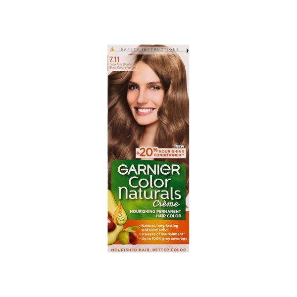 Garnier Color Naturals Permanent Crème Hair Color - 7.11 Deep Ashy Blonde