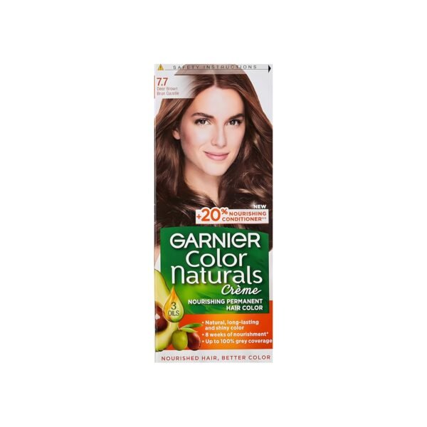 Garnier Color Naturals Permanent Crème Hair Color - 7.7 Deer Brown
